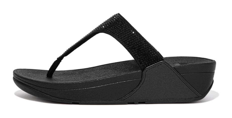 Fitflop Dianette »LULU CRYSTAL EMBELLISHED TOE-POST SANDALS - HOTFIX« von FitFlop