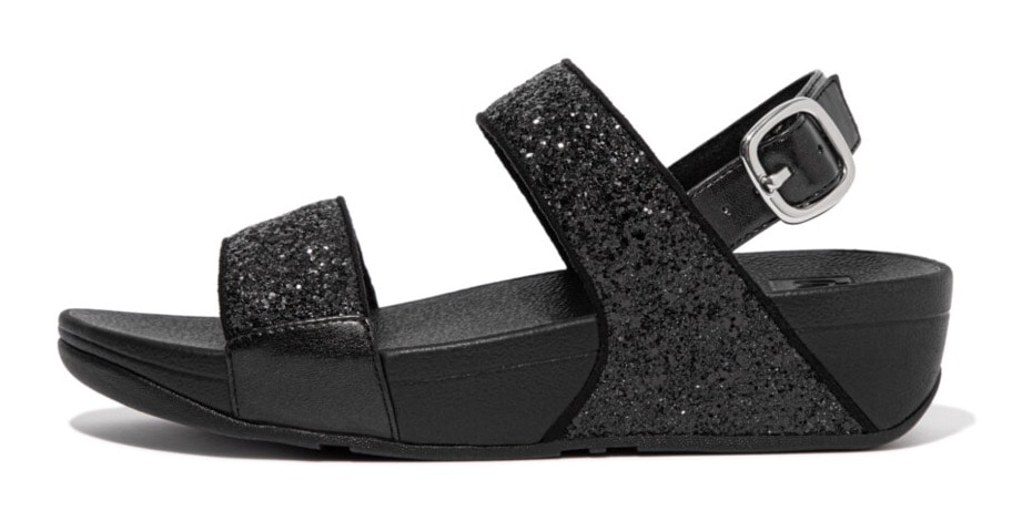 Fitflop Keilsandalette »LULU GLITTER BACK-STRAP SANDALS« von FitFlop