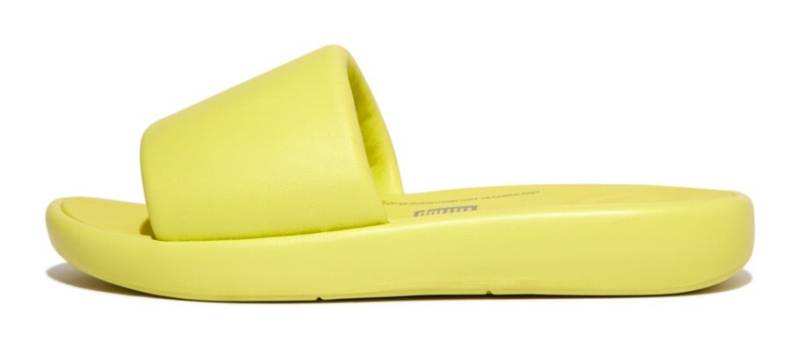Fitflop Pantolette »IQUSHION D-LUXE PADDED LEATHER SLIDES«, Sommerschuh, Schlappen mit breiter Bandage von Fitflop