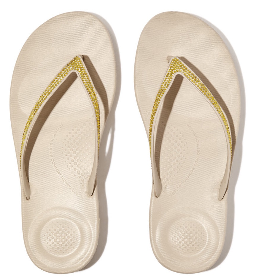 Fitflop Zehentrenner »iQUSHION SPARKLE - CLASSIC« von Fitflop