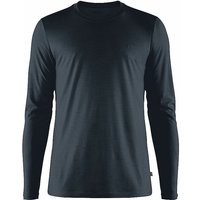 FJÄLLRÄVEN Herren Wandershirt Abisko Wool blau | M von Fjällräven