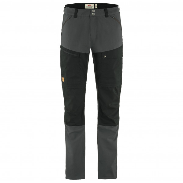 Fjällräven - Abisko Midsummer Zip Off Trousers M Long - Trekkinghose Gr 56 grau/schwarz von Fjällräven