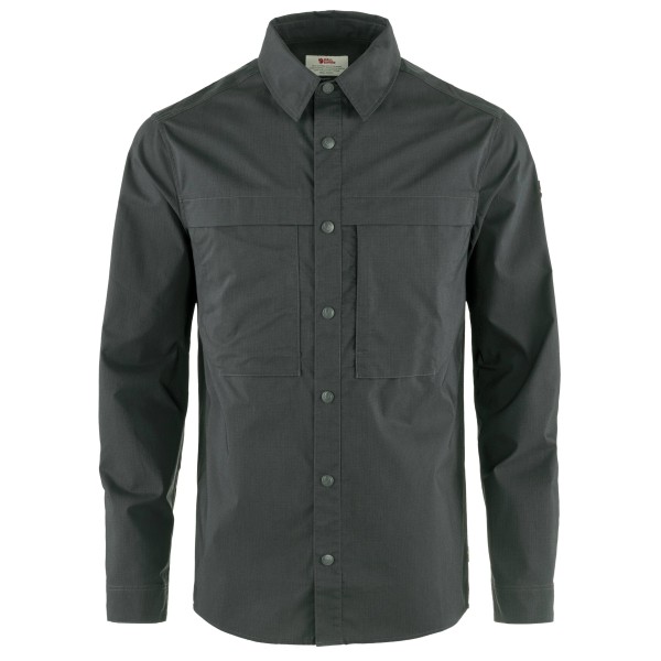 Fjällräven - Abisko Trail Shirt L/S - Hemd Gr S grau von Fjällräven