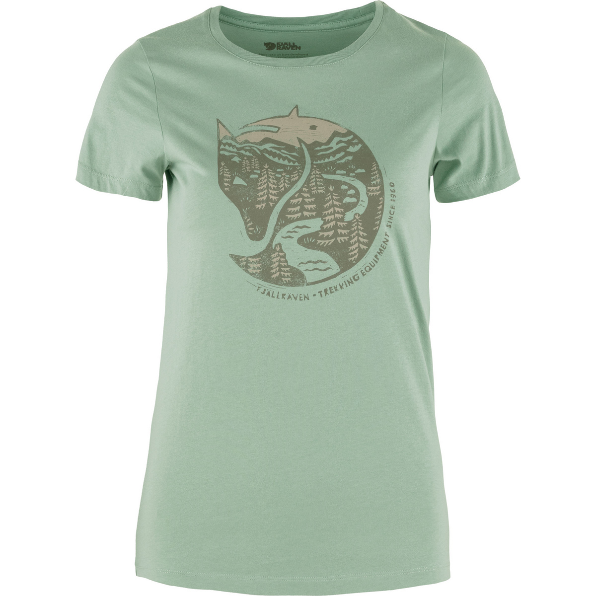 Fjällräven Damen Arctic Fox Print T-Shirt von Fjällräven