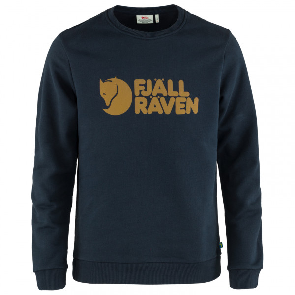 Fjällräven - Fjällräven Logo Sweater - Pullover Gr M blau von Fjällräven