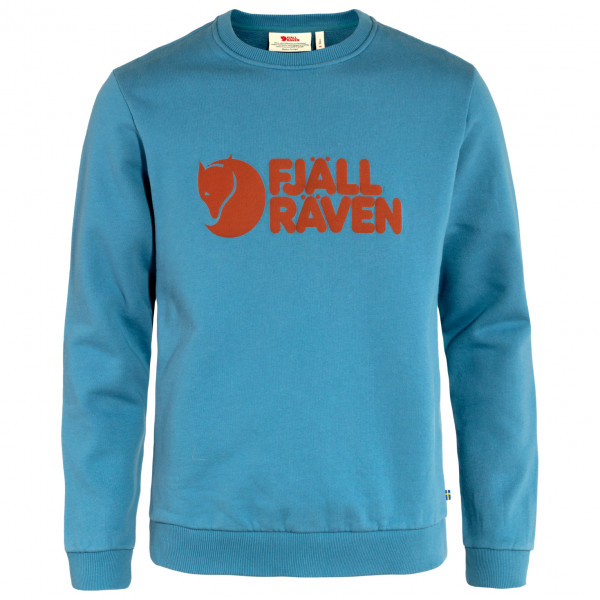 Fjällräven - Fjällräven Logo Sweater - Pullover Gr XL blau von Fjällräven