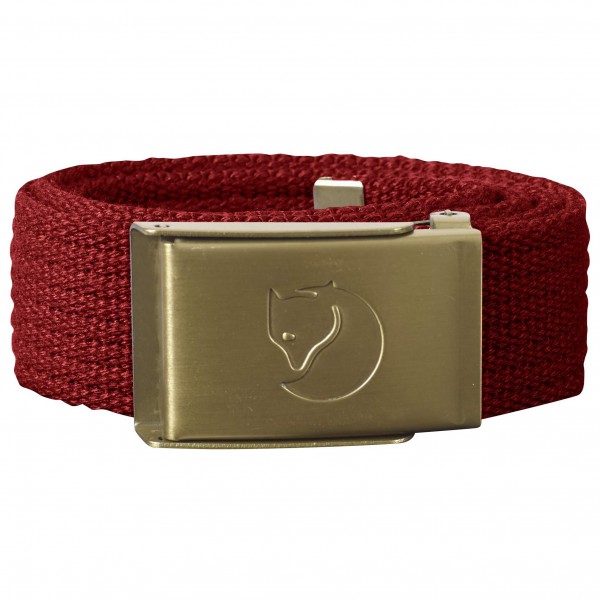 Fjällräven - Kid's Canvas Belt - Gürtel Gr 75 x 3 cm rot/oliv von Fjällräven