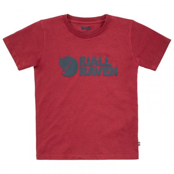 Fjällräven - Kid's Fjällräven Logo T-Shirt - T-Shirt Gr 122 rot von Fjällräven