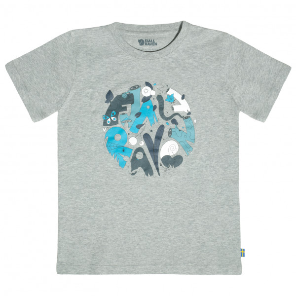 Fjällräven - Kid's Forest Findings T-Shirt - T-Shirt Gr 110 grau von Fjällräven