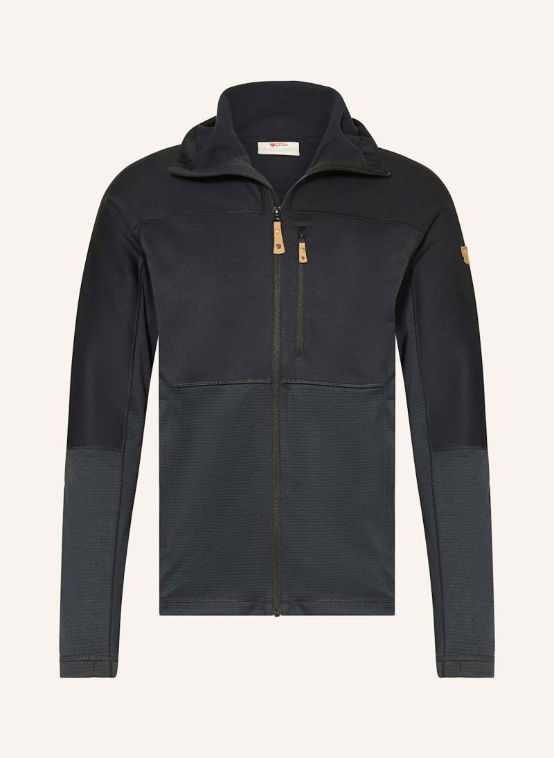 Fjällräven Midlayer-Jacke Abisko Trail schwarz von Fjällräven
