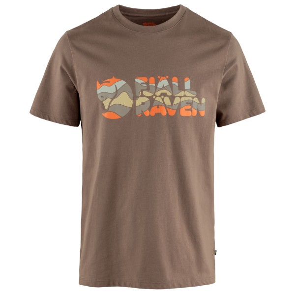 Fjällräven - Multicolor Logo T-Shirt - T-Shirt Gr L;M;S;XL;XS;XXL beige;braun;schwarz Fjällräven - Multicolor Logo T-Shirt - T-Shirt Gr L;M;S;XL;XS;XXL beige;braun;schwarz von Fjällräven