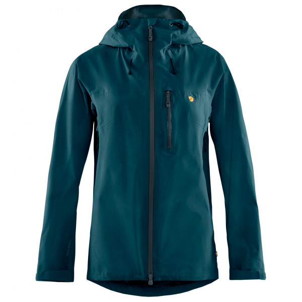 Fjällräven - Women's Bergtagen Lite Eco-Shell Jacket - Regenjacke Gr XS blau von Fjällräven