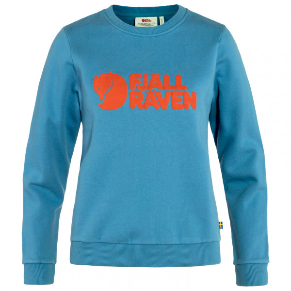 Fjällräven - Women's Fjällräven Logo Sweater - Pullover Gr S blau von Fjällräven