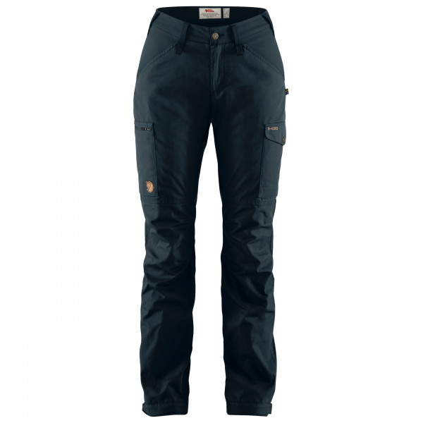 Fjällräven - Women's Kaipak Trousers Curved - Trekkinghose Gr 36 - Fixed Length schwarz/blau von Fjällräven