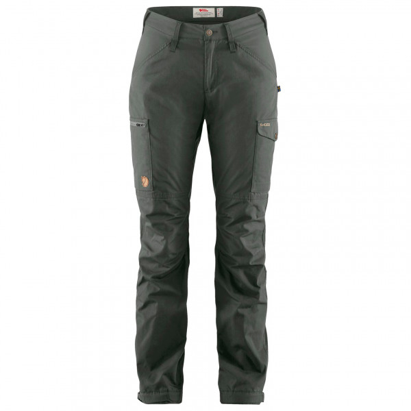 Fjällräven - Women's Kaipak Trousers Curved - Trekkinghose Gr 46 - Fixed Length grau von Fjällräven