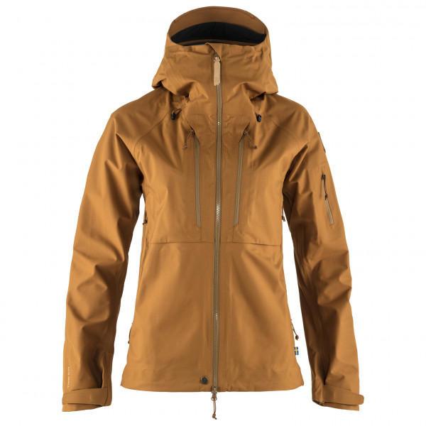 Fjällräven - Women's Keb Eco-Shell Jacket - Regenjacke Gr XXL braun von Fjällräven