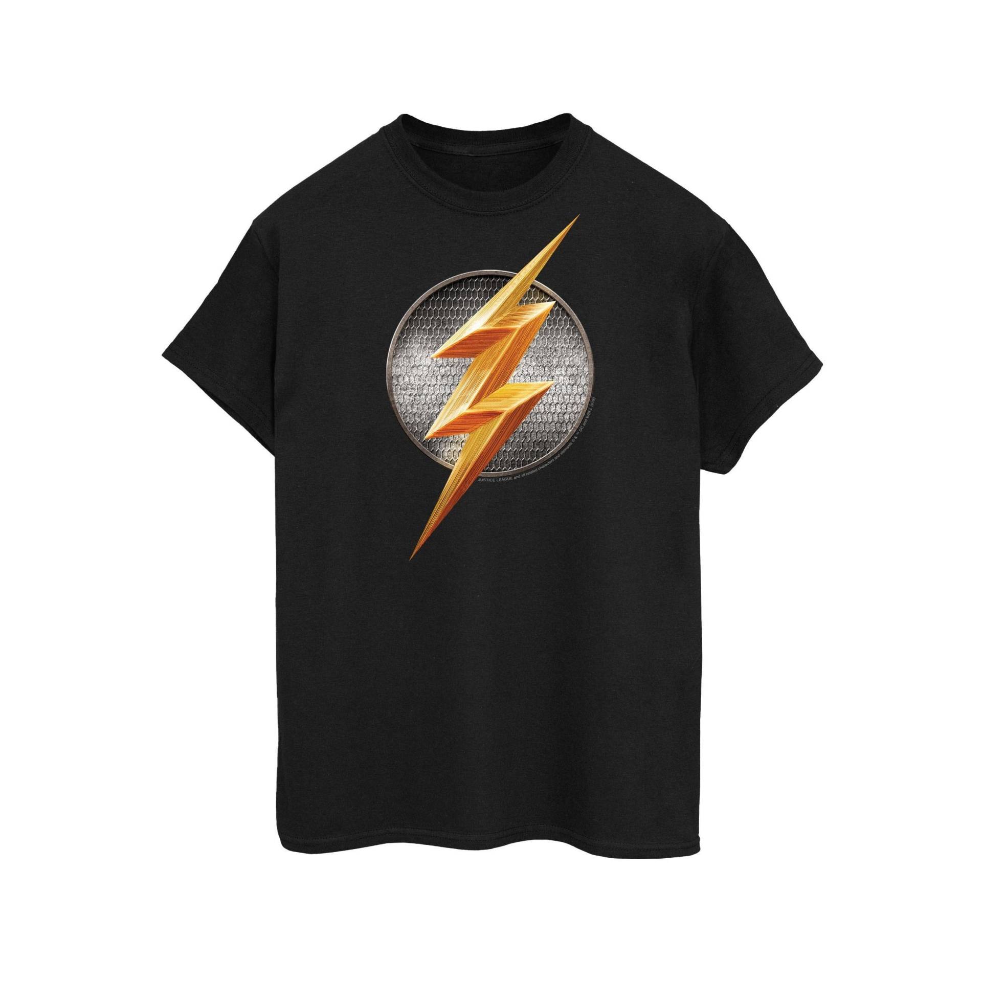 Tshirt Damen Schwarz L von Flash