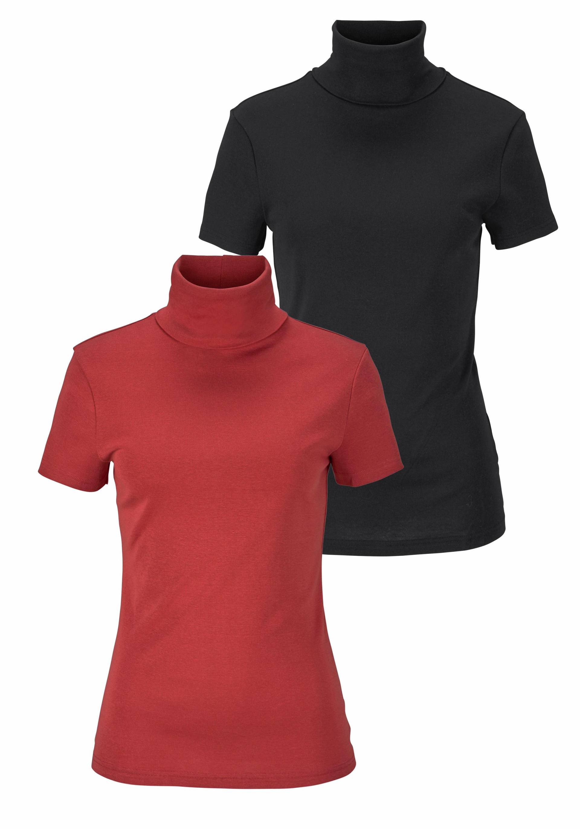 Flashlights Rollkragenshirt, (Packung, 2 tlg., 2er-Pack), eng geschnitten, aus elastischem Material, im 2er-Pack von Flashlights