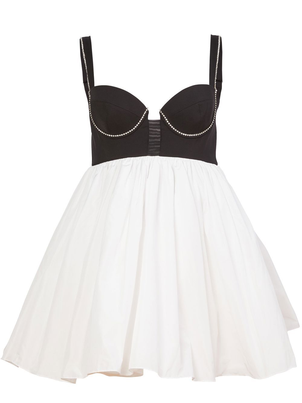 Fleur Du Mal Bustier Babydoll mini dress - Neutrals von Fleur Du Mal