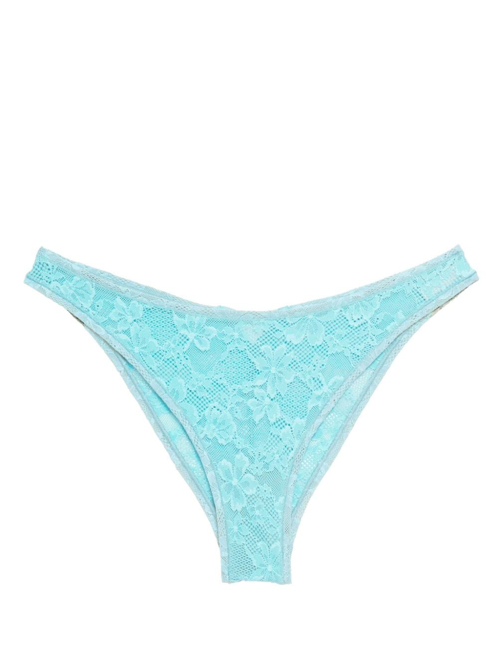 Fleur Du Mal Le Stretch lace briefs - Blue von Fleur Du Mal