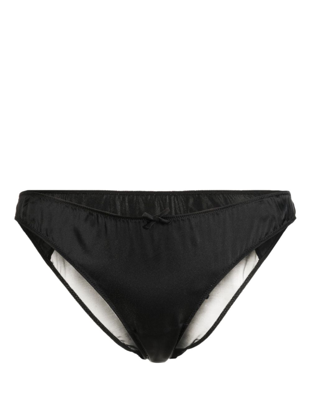 Fleur Du Mal Let’s Make Love Cheeky briefs - Black von Fleur Du Mal