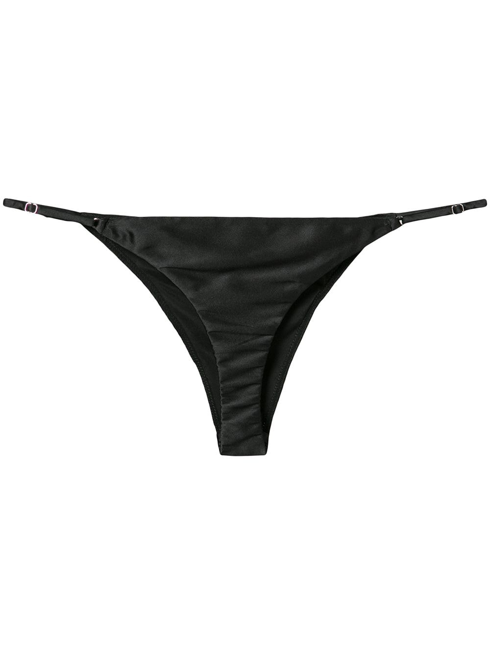 Fleur Du Mal Luxe silk cheeky - Black von Fleur Du Mal