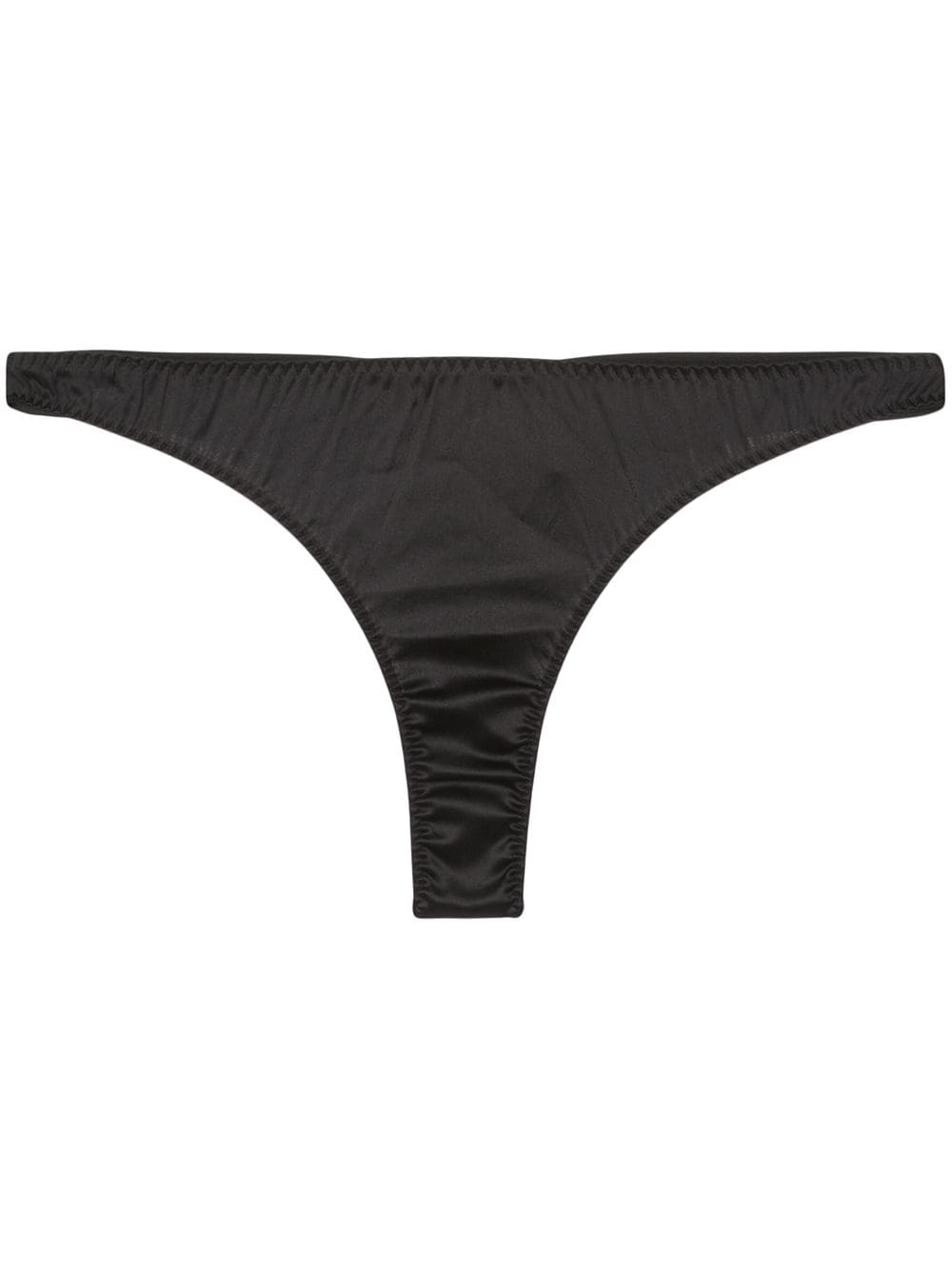 Fleur Du Mal Luxe thong - Black von Fleur Du Mal