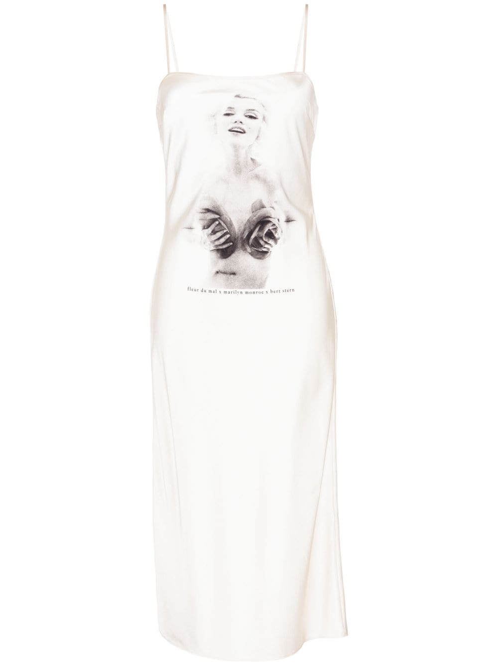 Fleur Du Mal Marilyn sleeveless midi dress - White von Fleur Du Mal