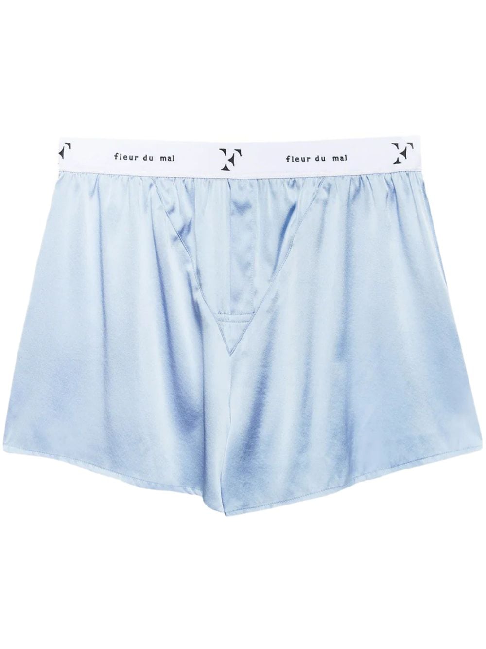 Fleur Du Mal logo-waistband boxer shorts - Blue von Fleur Du Mal