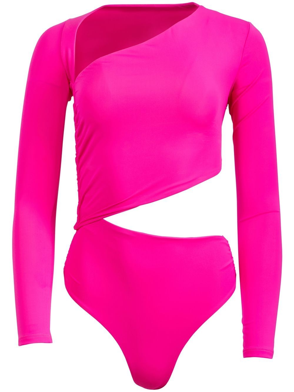 Fleur Du Mal asymmetric wrapstyle bodysuit - Pink von Fleur Du Mal