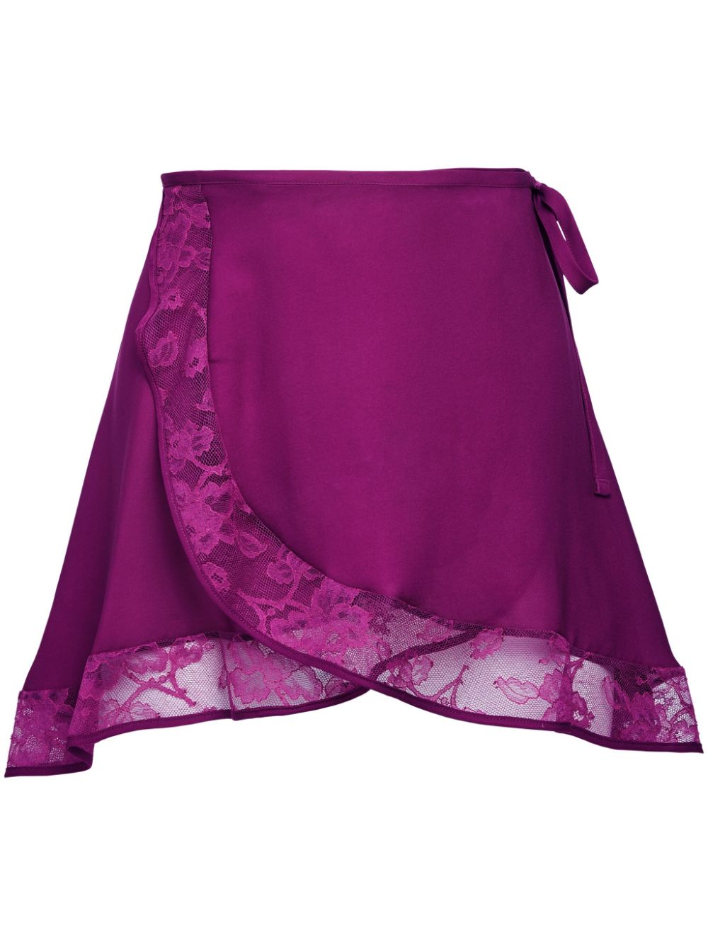 Fleur Du Mal wraparound high-waist skirt - Pink von Fleur Du Mal