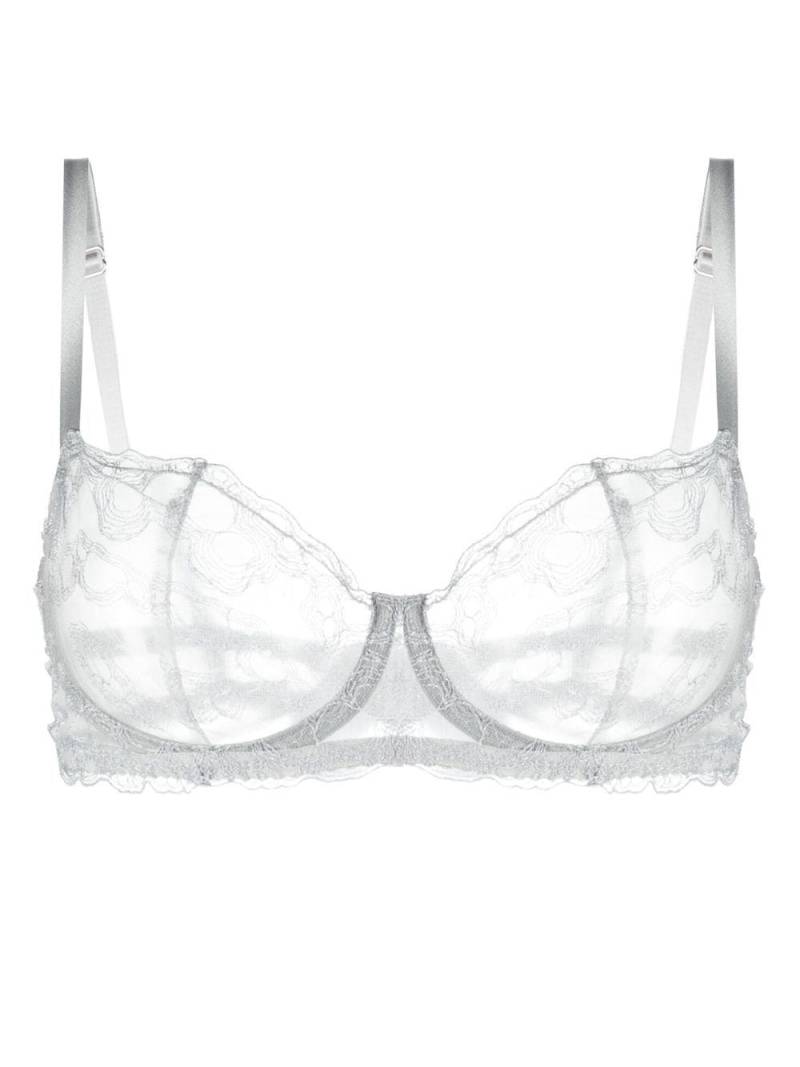 Fleur Of England Sigrid balconette bra - Grey von Fleur Of England