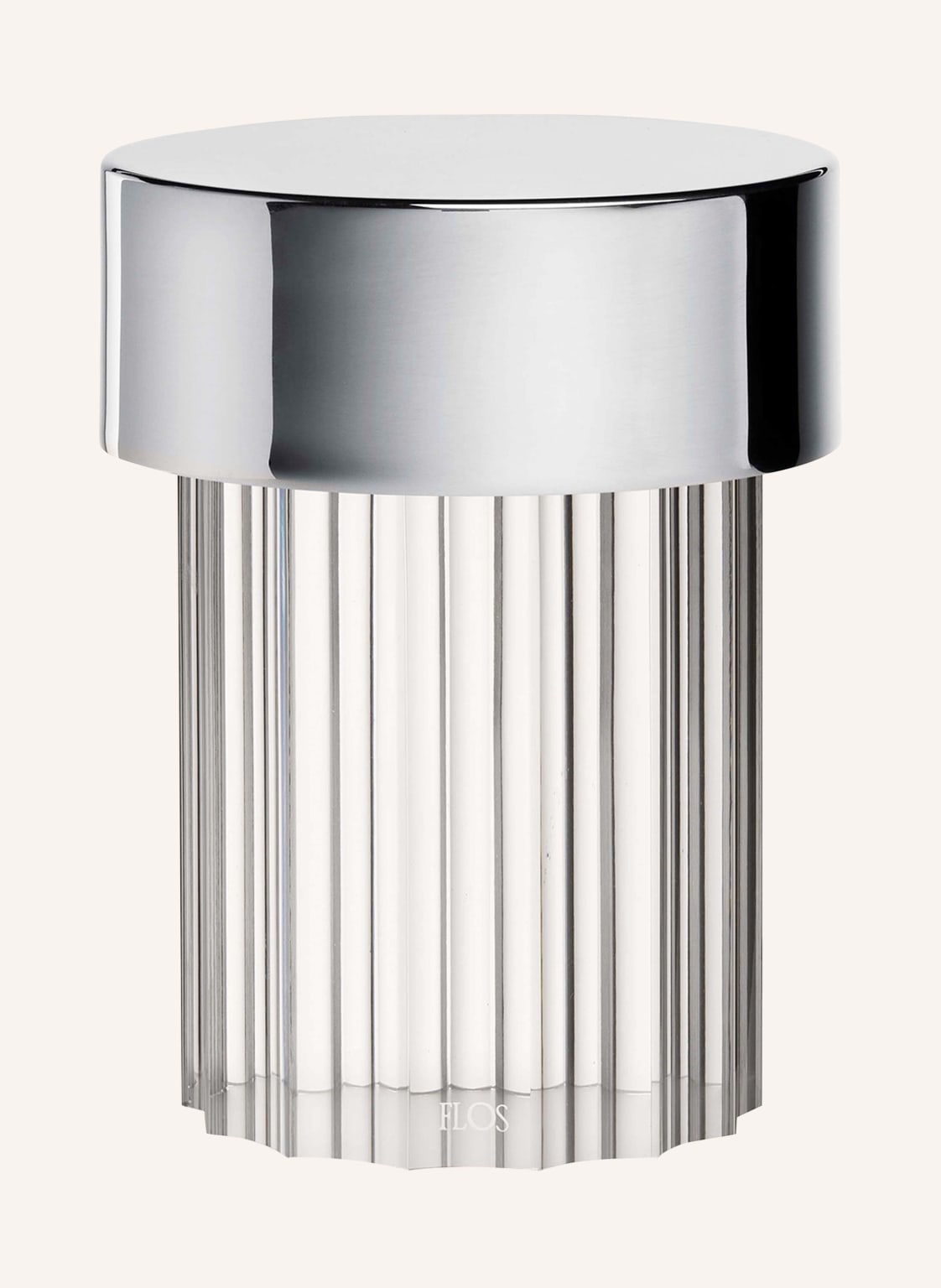 Flos Tischleuchte Last Order Fluted silber Flos Tischleuchte Last Order Fluted silber von Flos
