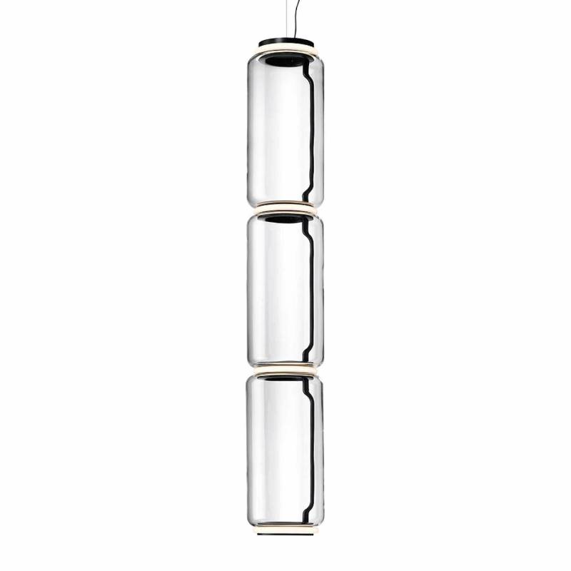 Noctambule Low Suspension LED Hängeleuchte, Anzahl Zylinder 3 von Flos
