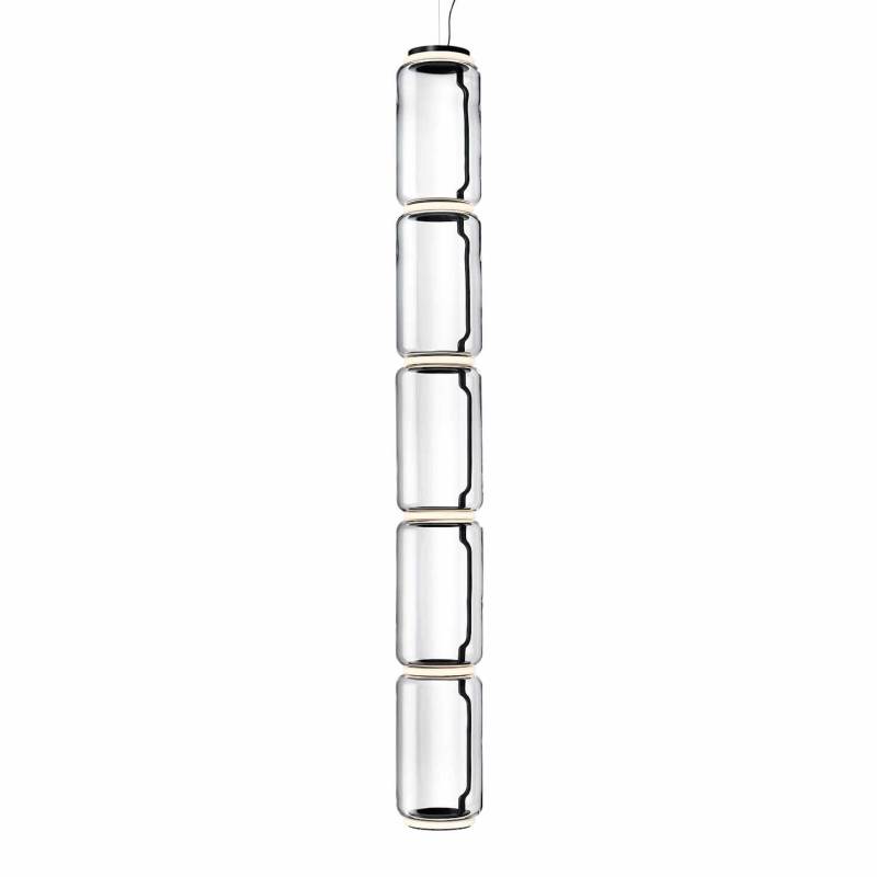 Noctambule Low Suspension LED Hängeleuchte, Anzahl Zylinder 5 von Flos