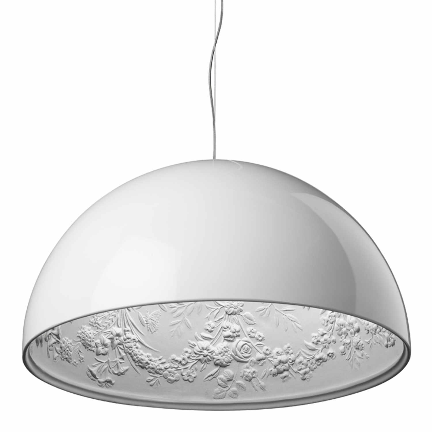 Skygarden 1/2 Hängeleuchte, Farbe weiss, Grösse d. 60 cm von Flos