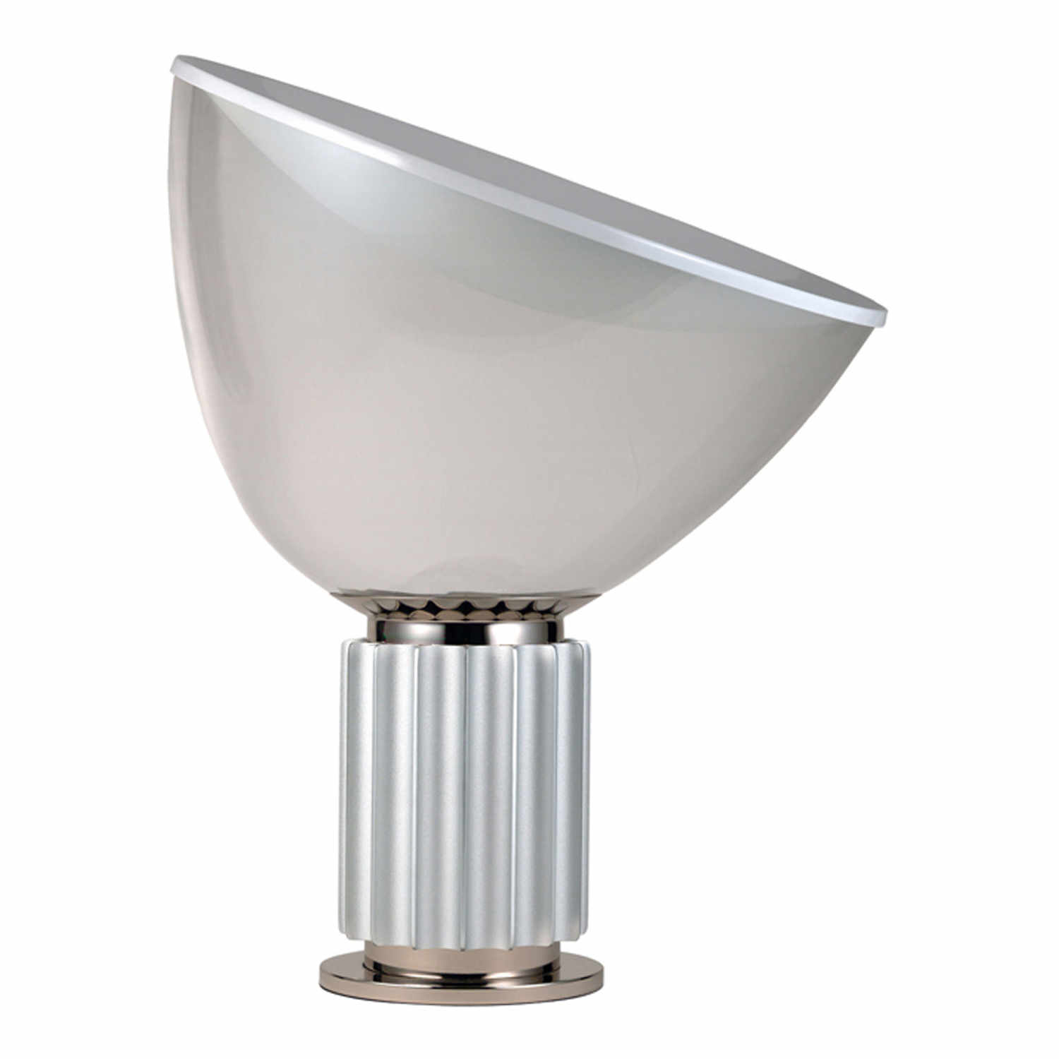 Taccia LED Bodenleuchte, Farbe silber von Flos