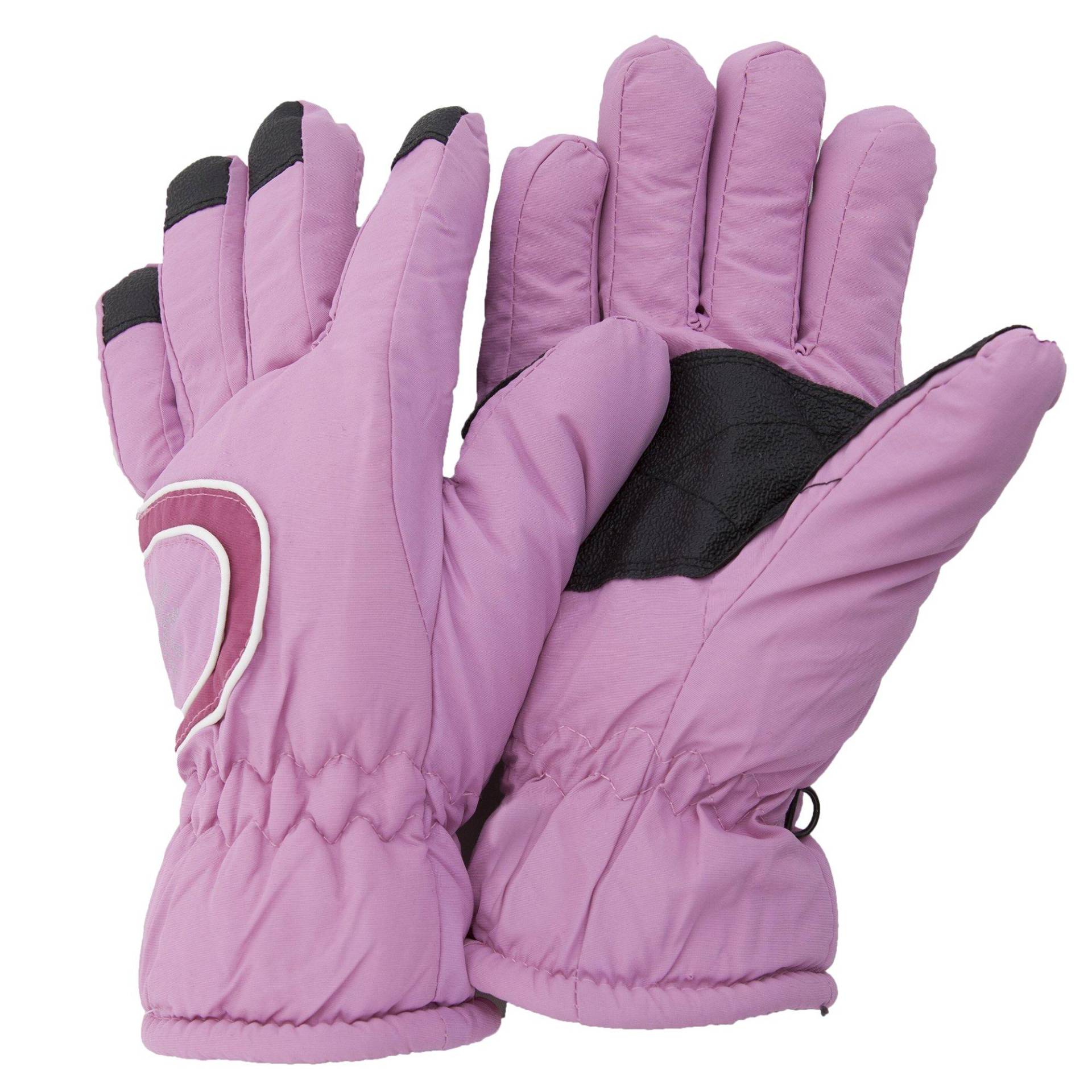 Thinsulate Extra Warm Thermal Padded Winterski Handschuhe Mit Palm Grip (3m 40g) Damen Pink ONE SIZE von Floso