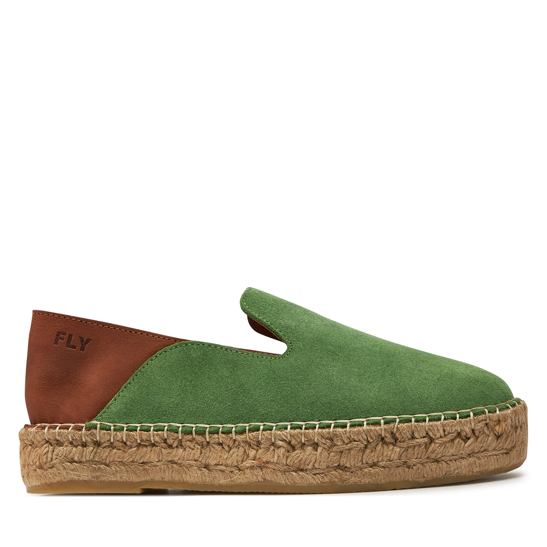 Halbschuhe Fly London Pulyfly P801522002 Green/Tan von Fly London