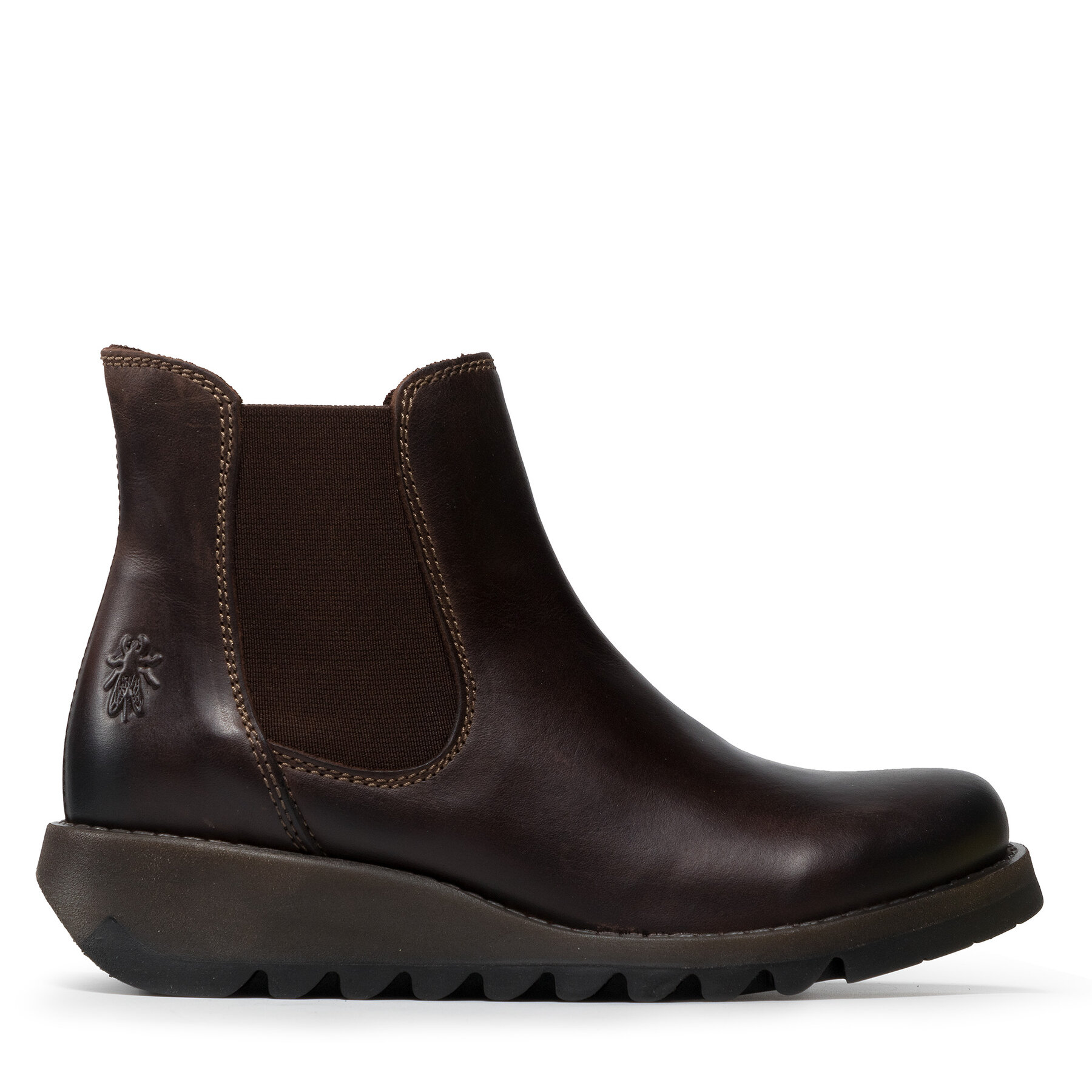 Klassische Stiefeletten Fly London Salv P143195001 Dk Brown von Fly London