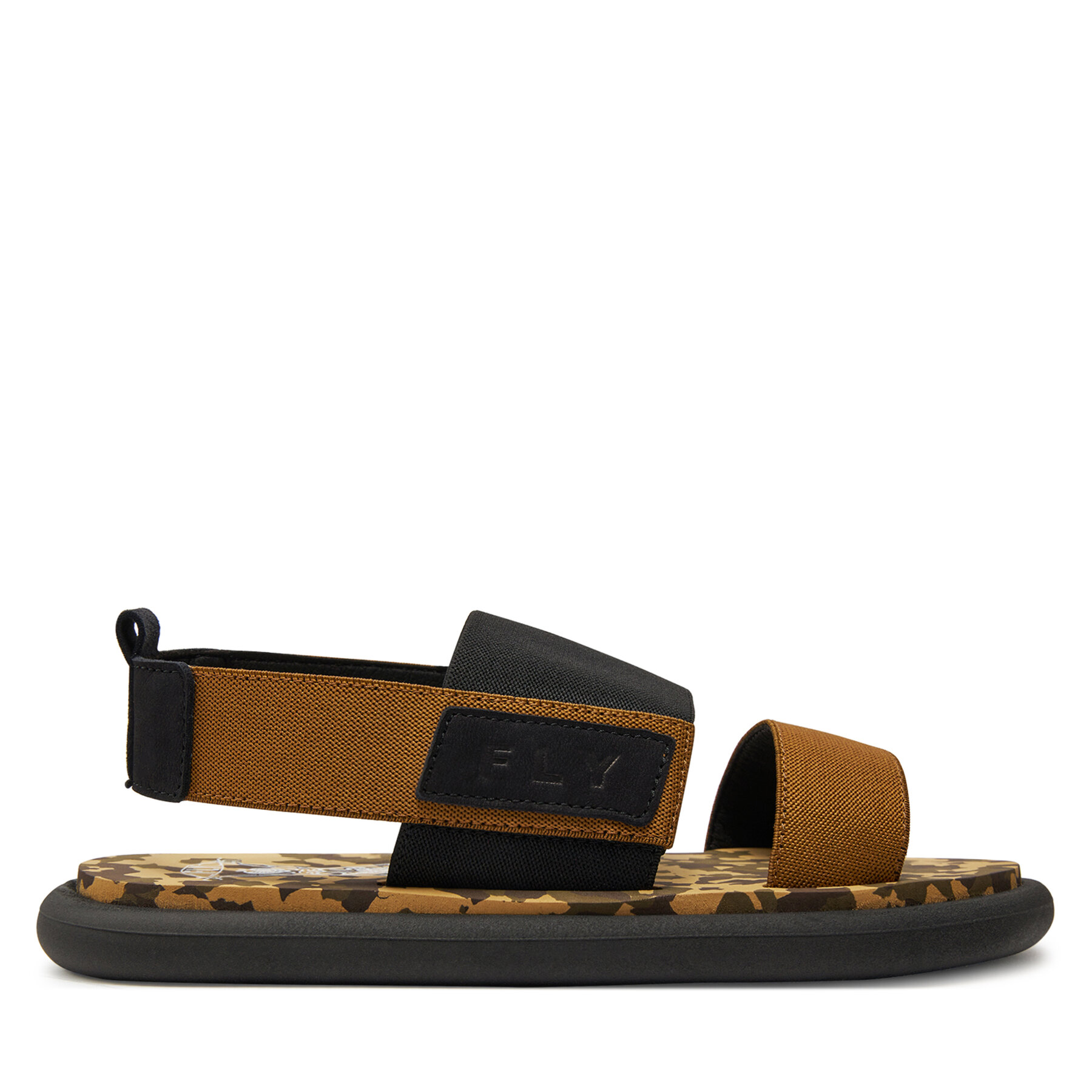 Sandalen Fly London Oichfly P145064000 Black/Mustard/Camu von Fly London