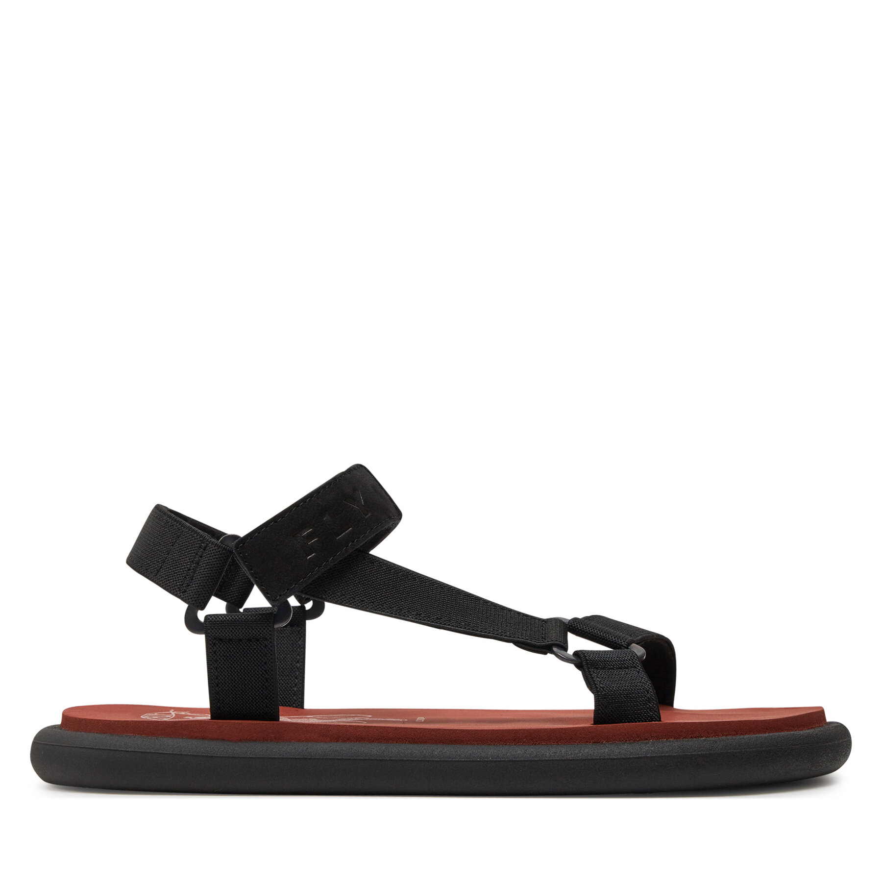 Sandalen Fly London Oliefly P145072004 Black/Black/Brick von Fly London