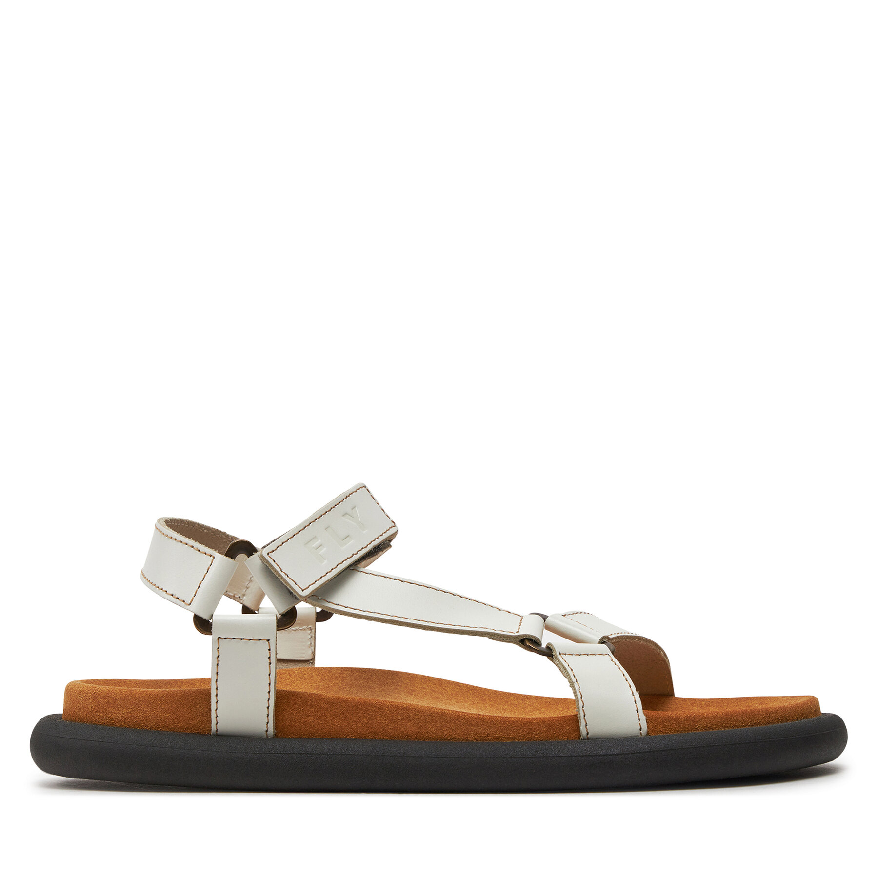 Sandalen Fly London Pochfly P145069002 Off-White von Fly London