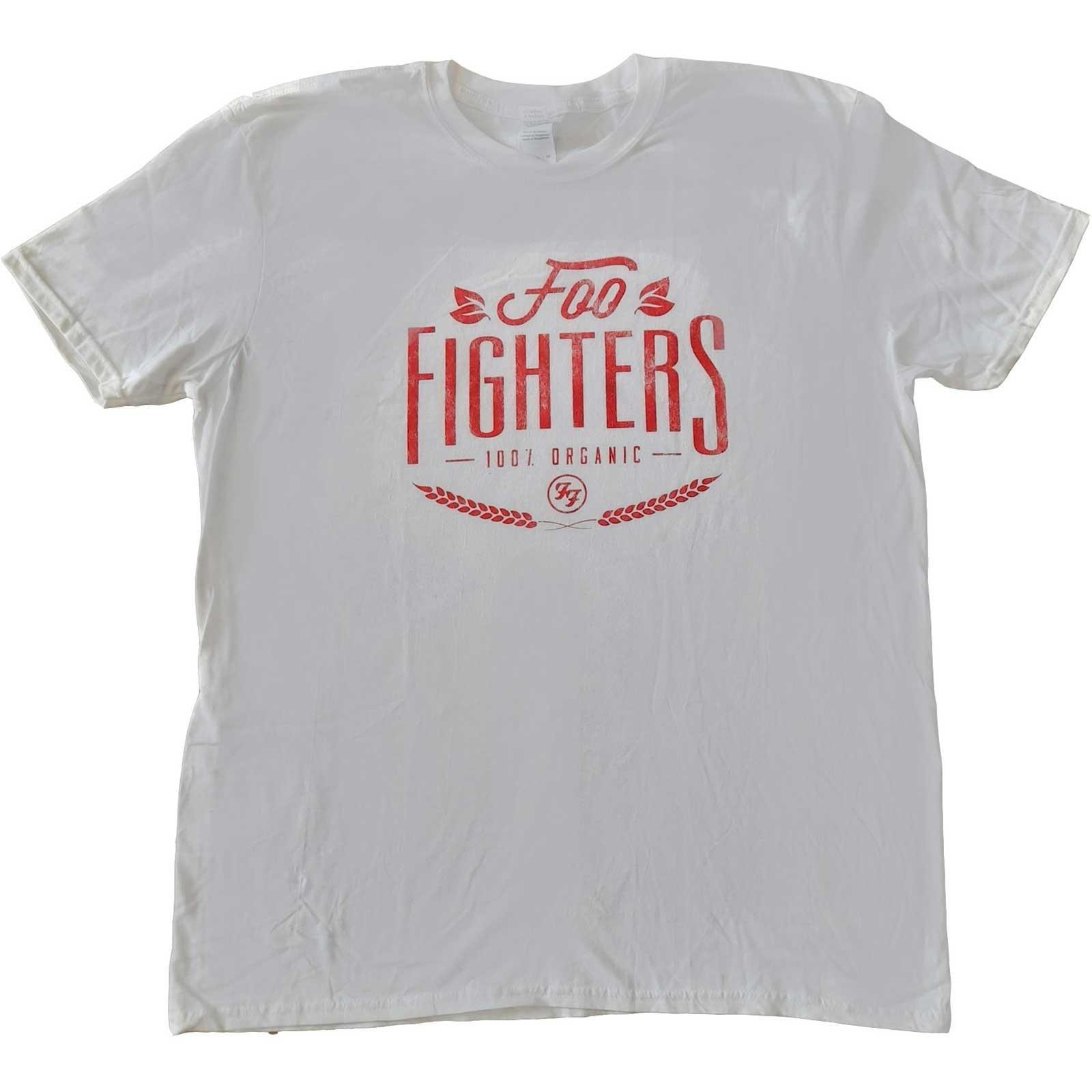 100% Organic Tshirt Damen Weiss L von Foo Fighters