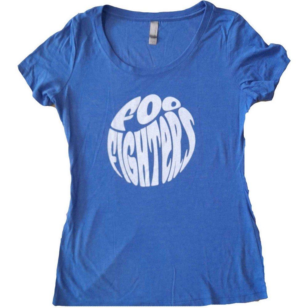 70s Tshirt Logo Damen Blau M von Foo Fighters