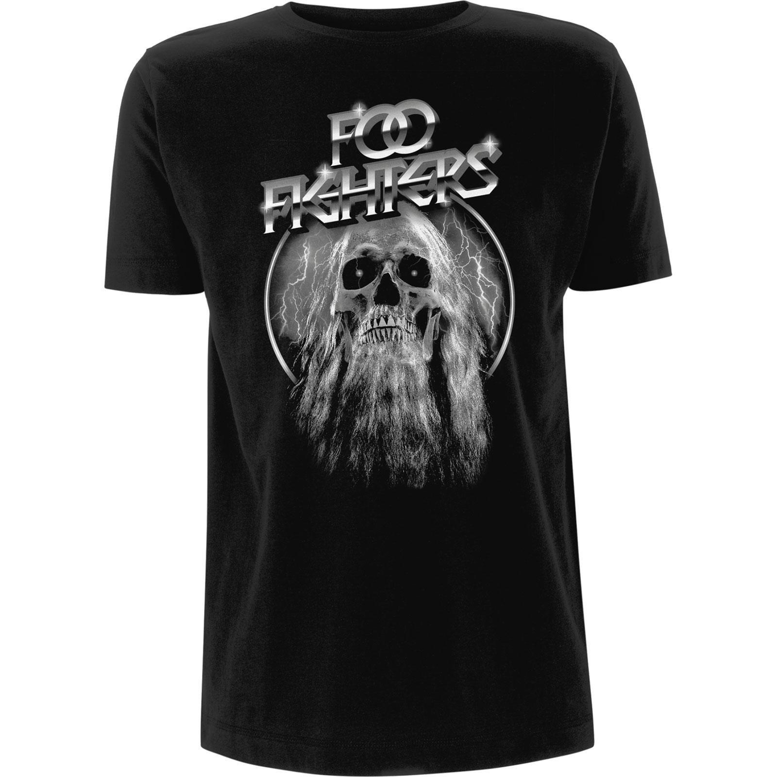 Bearded Skull Tshirt Damen Schwarz L von Foo Fighters