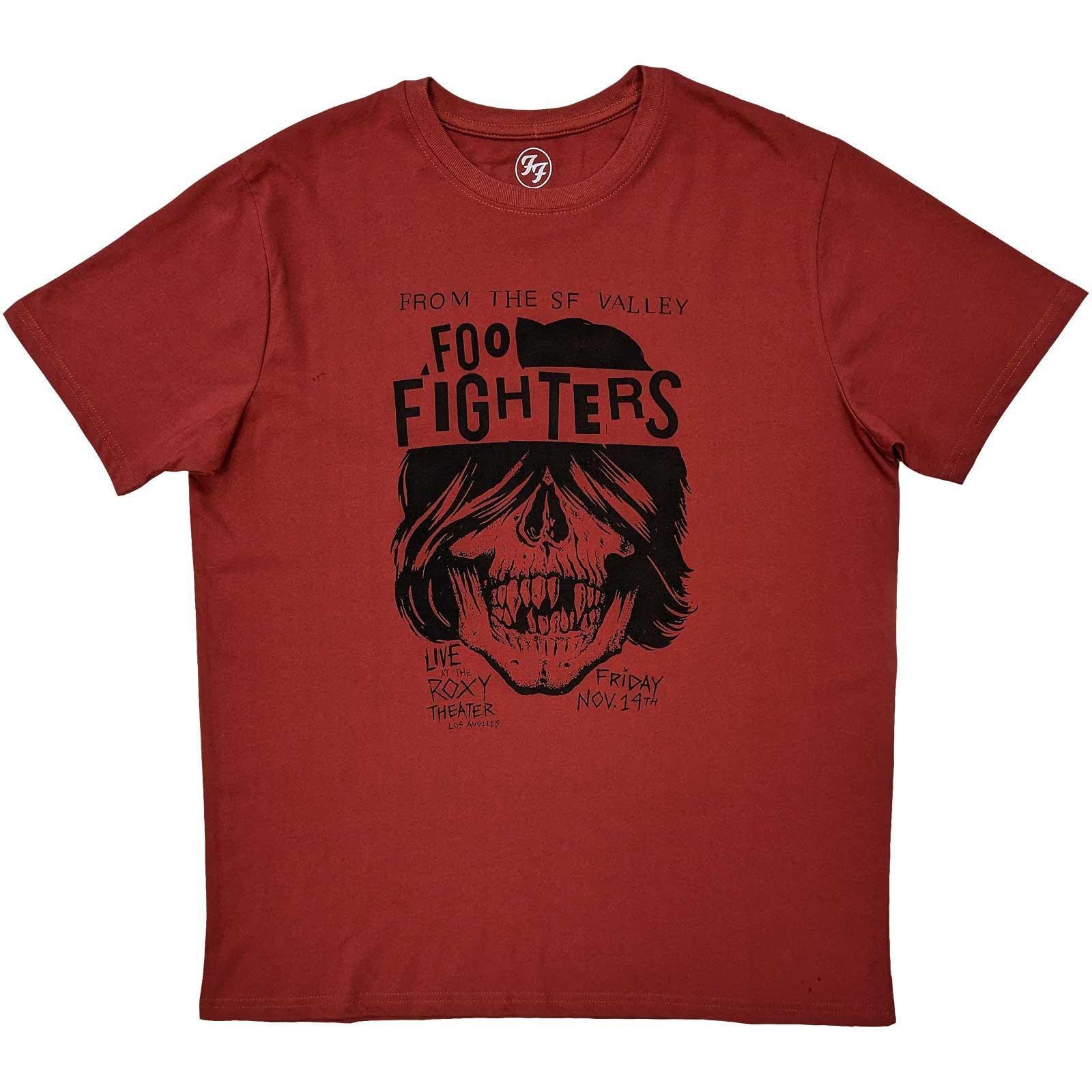 Sf Valley Tshirt Damen Rot Bunt L von Foo Fighters