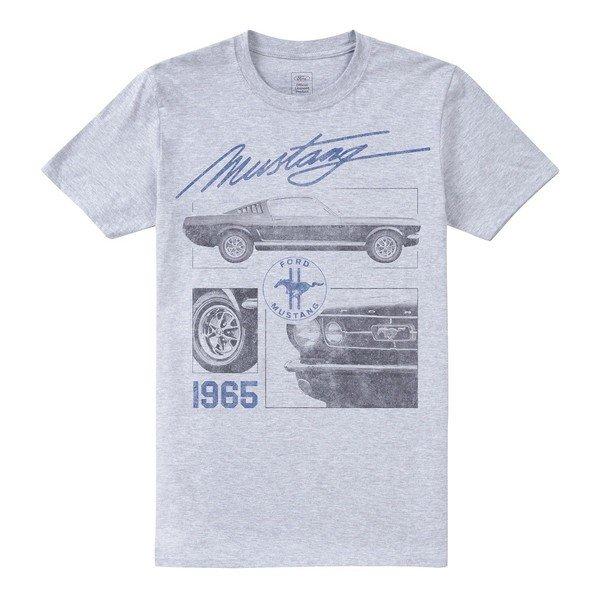 Mustang 1965 Tshirt Herren Grau L von Ford