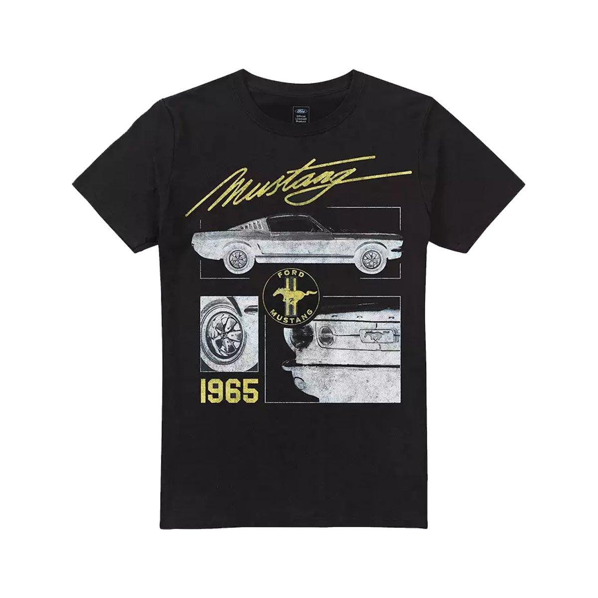 Mustang 1965 Tshirt Herren Schwarz L von Ford