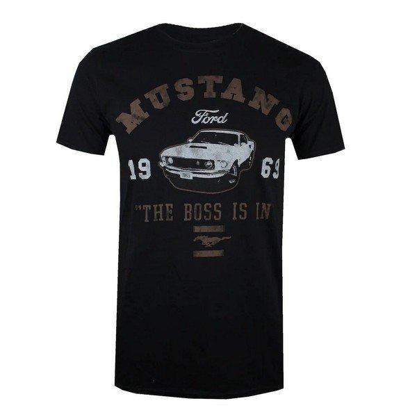 Mustang The Boss Is In Tshirt Herren Schwarz XXL von Ford